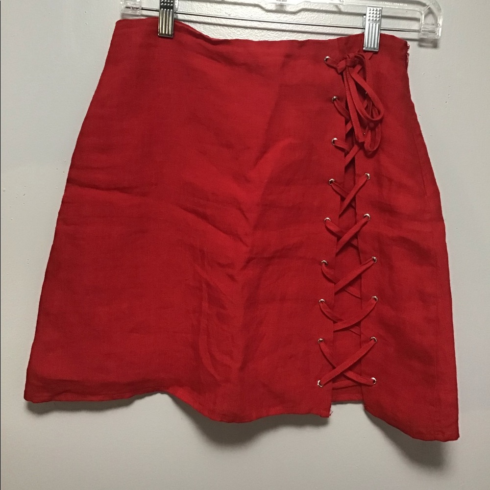 American Threads linen skirt. Size Medium.